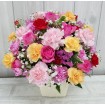 4 color mothers day Seasonal flowers & carnation japan style bouquet