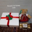 Teddy bear & Lindt gift box